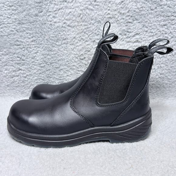 Thorogood Thoro-Flex Quick Release Mens Size 6 Work Chelsea Boots Black Leather - Picture 3 of 9